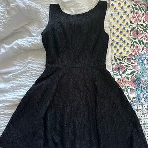 Black sparkly mini dress